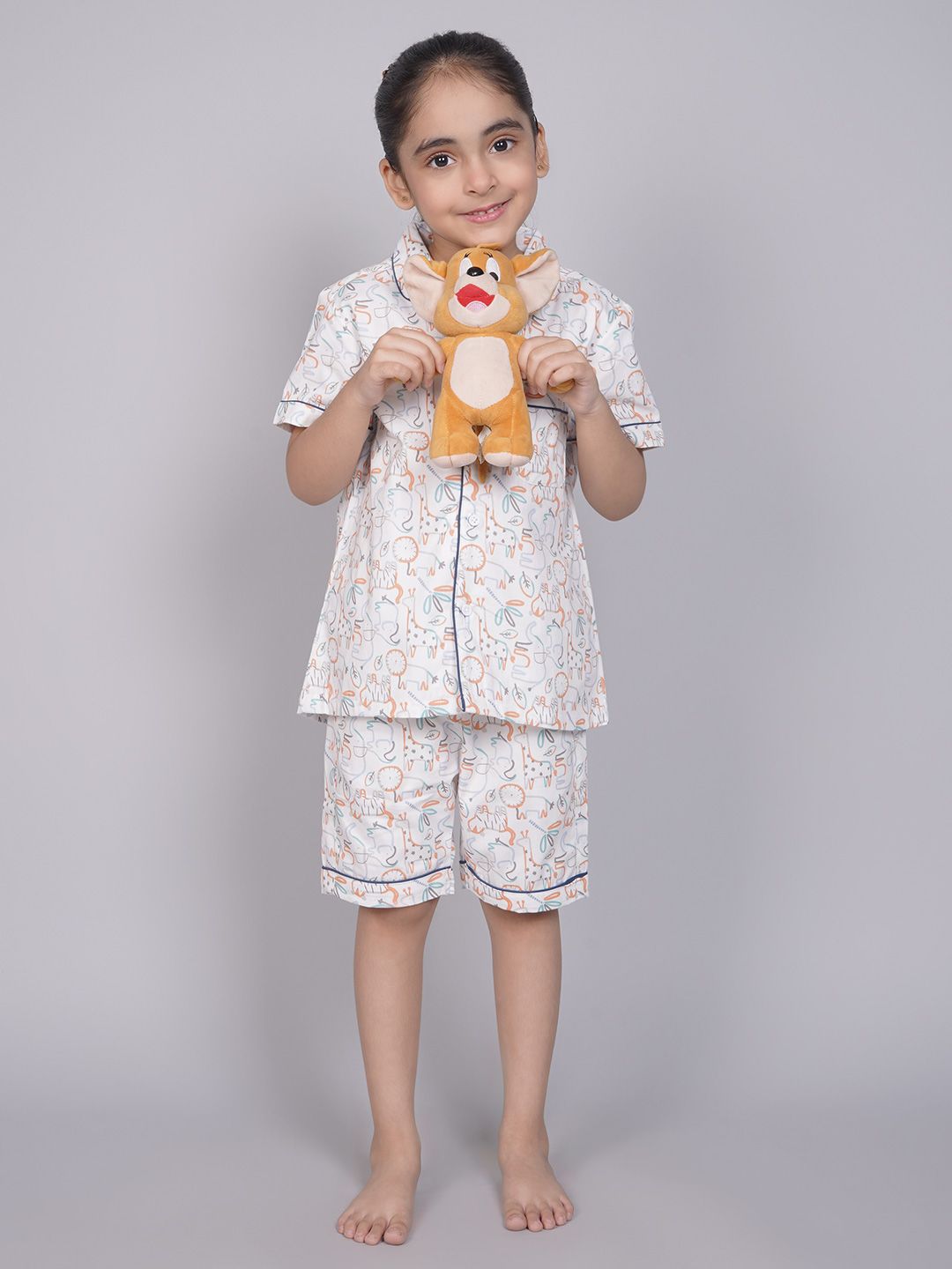 Biglilpeople Kids Printed Pure Cotton Night suit