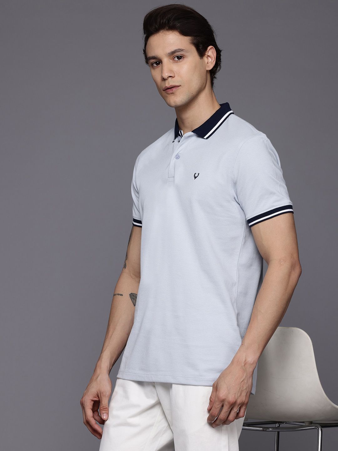 Allen Solly Men Polo Collar T-shirt