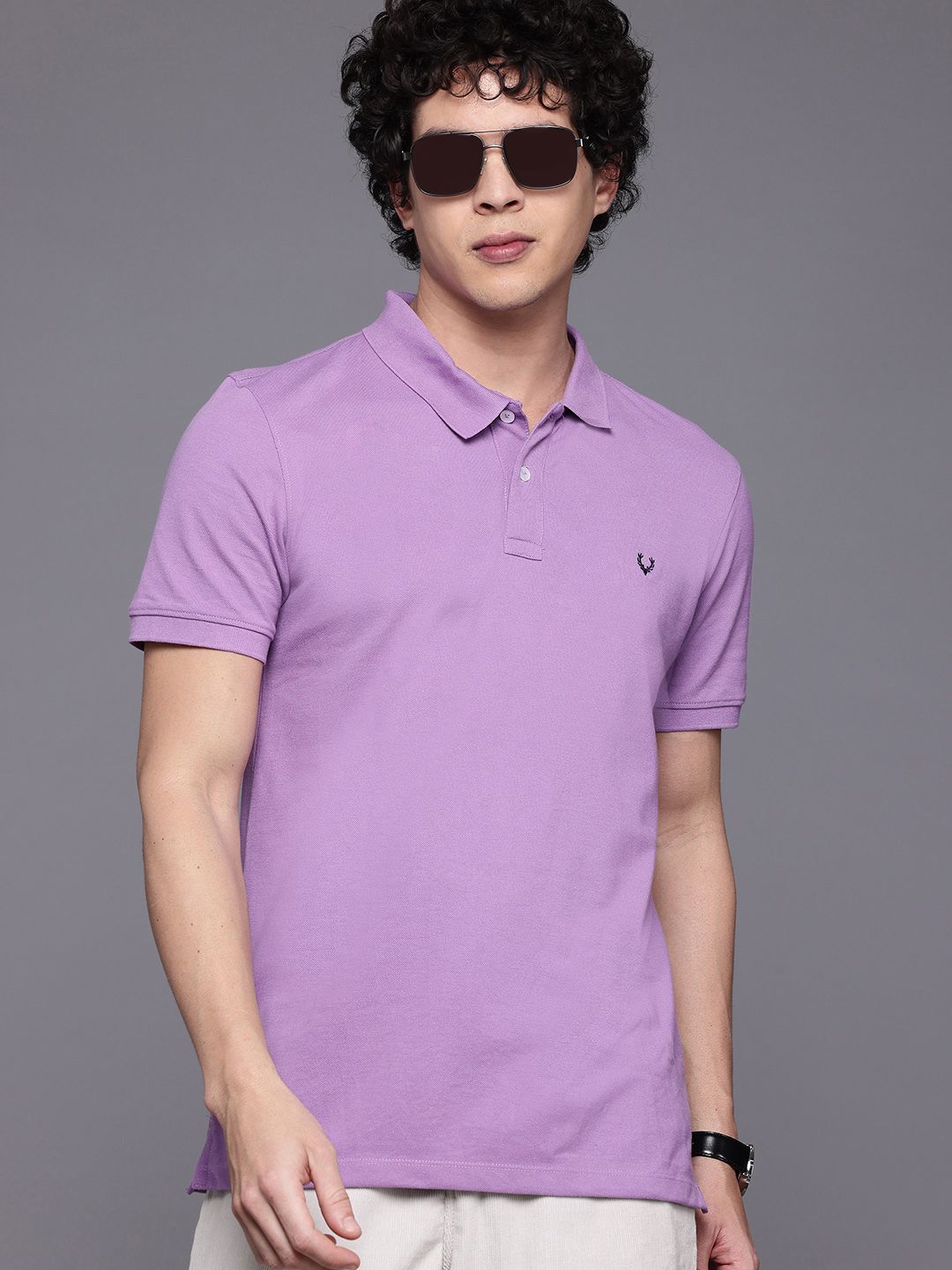 Allen Solly Men Polo Collar T-shirt