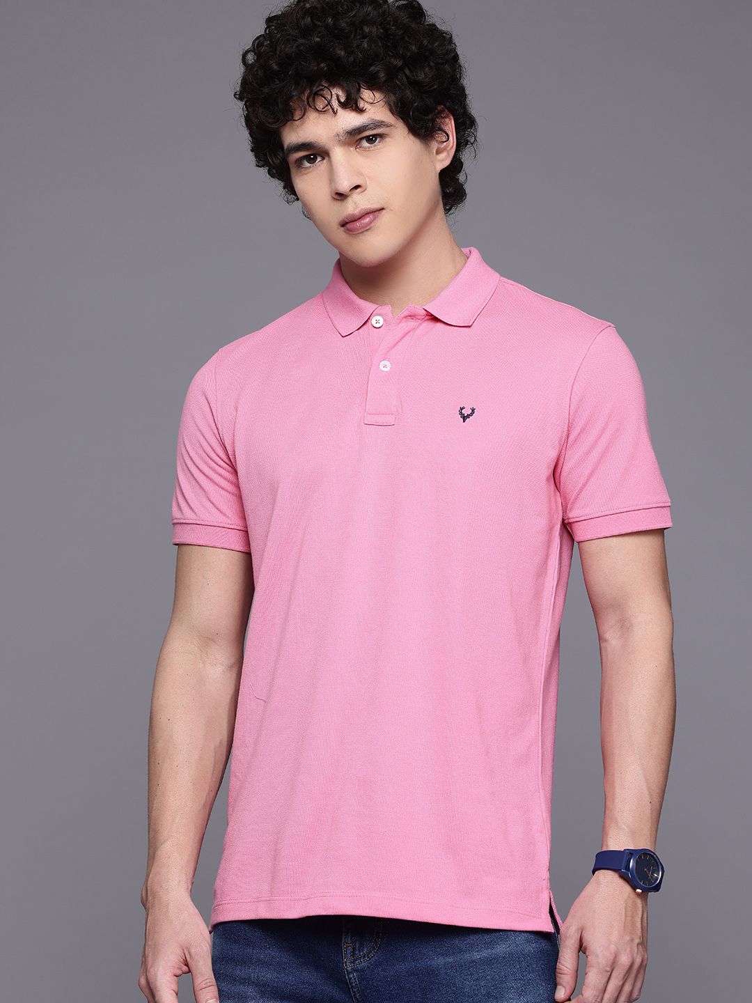 Allen Solly Men Polo Collar T-shirt