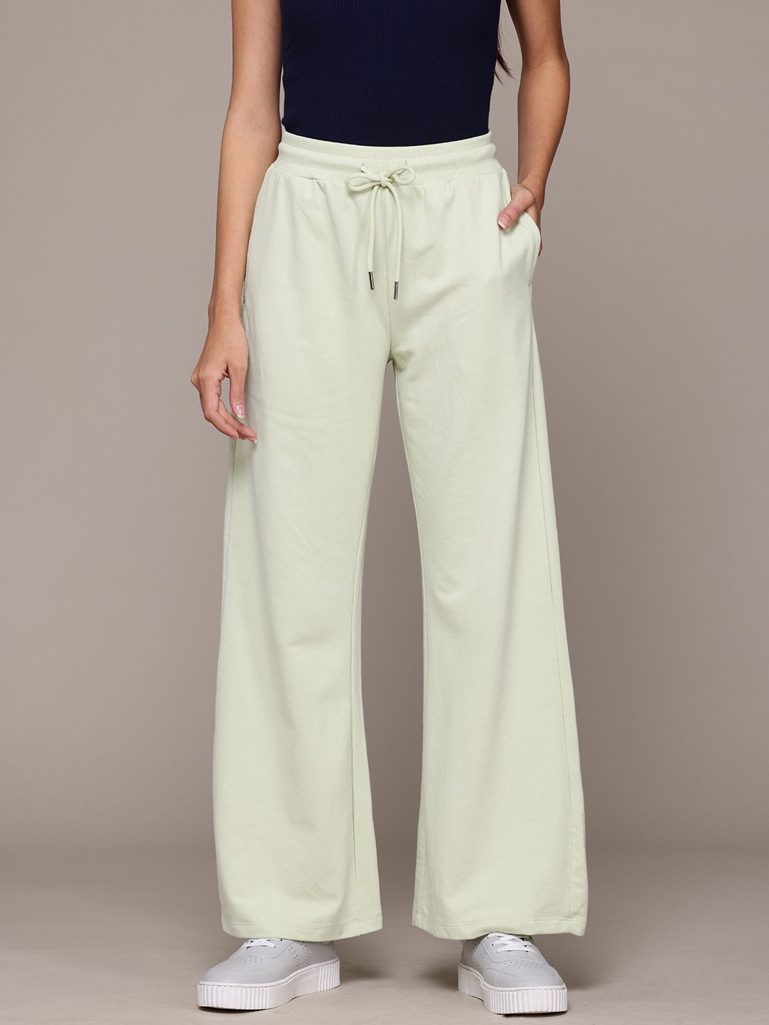 Buy The Roadster Lifestyle Co. Women Comfort Parallel Trousers
