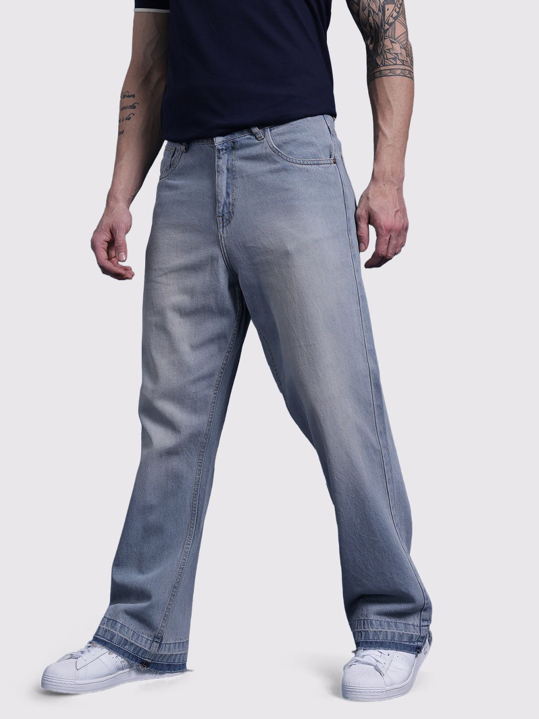 Buy The Roadster Life Co. Men Vintage Wash Flared Pure Cotton