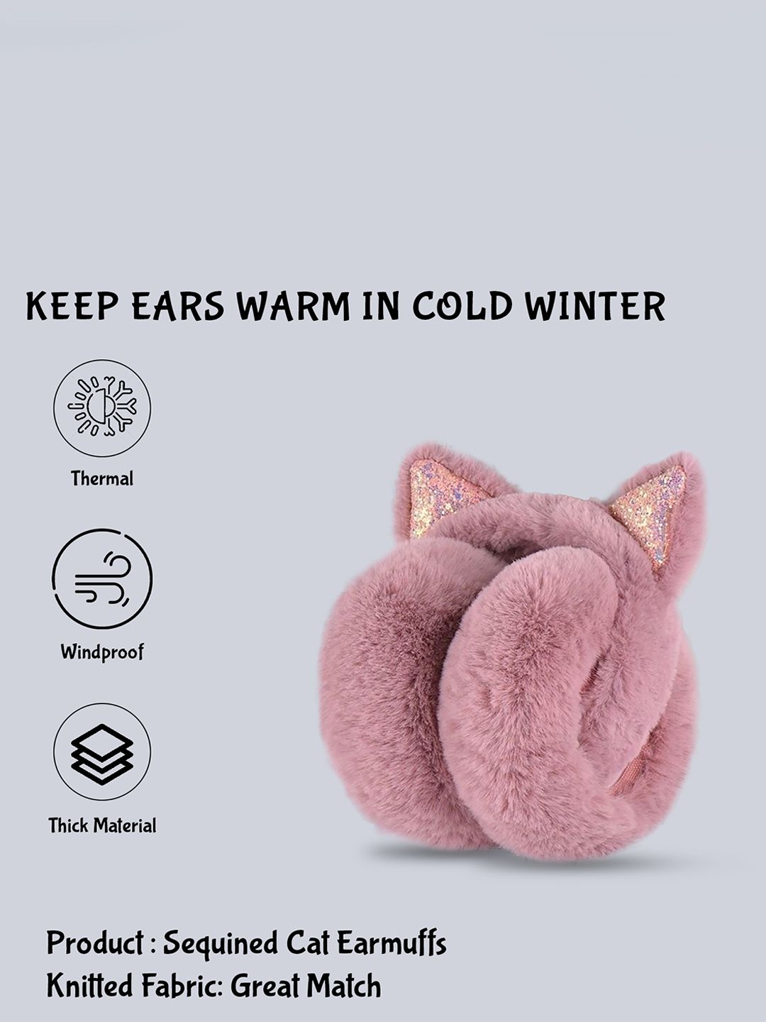 Buy SYGA Unisex Chill Wrap Winter Cat Ear Design Foldable Ear