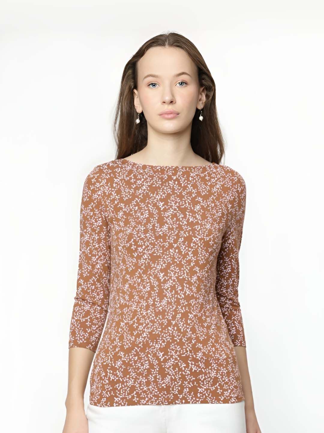 Marks & Spencer Women Floral Pockets T-shirt