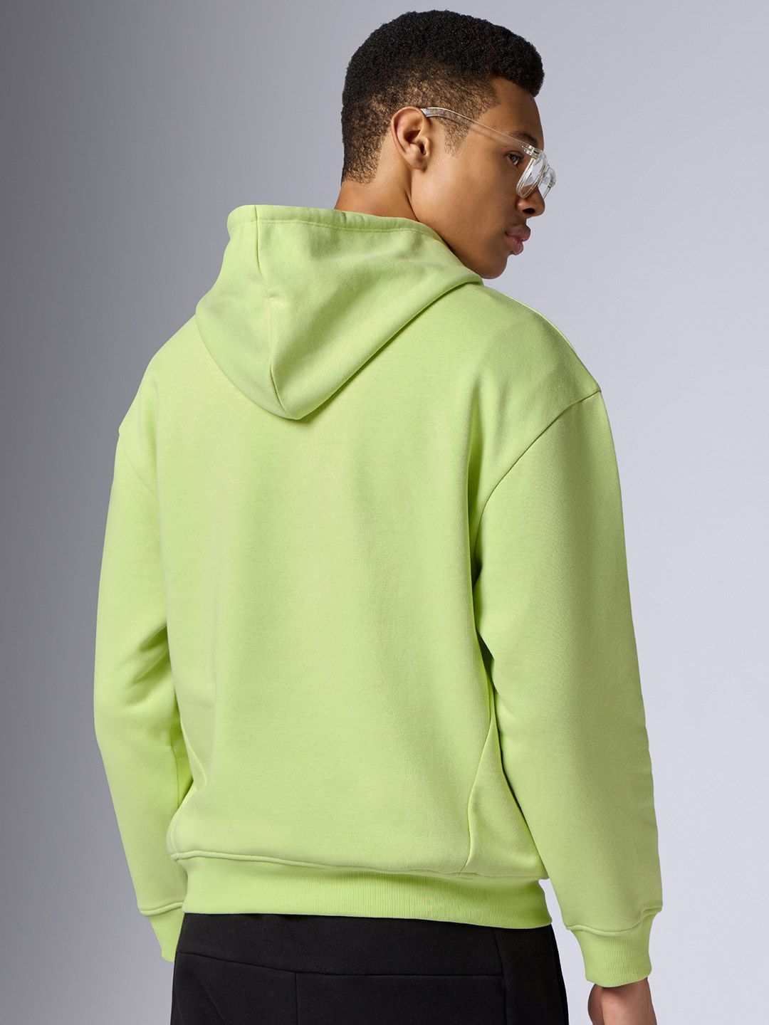 Buy XYXX Men Oversized Solid Lime Green IntelliSmooth Pulse