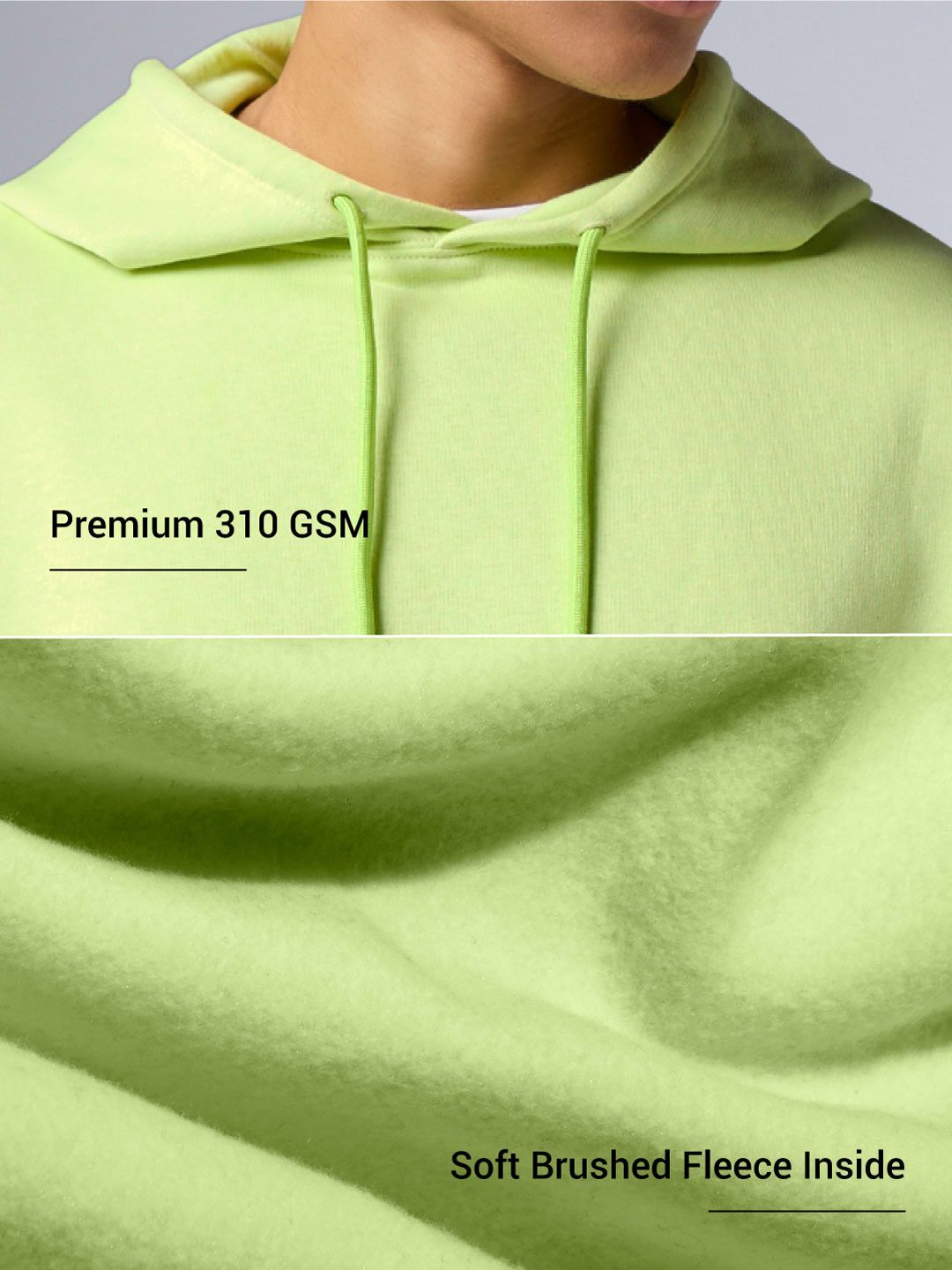 Buy XYXX Men Oversized Solid Lime Green IntelliSmooth Pulse