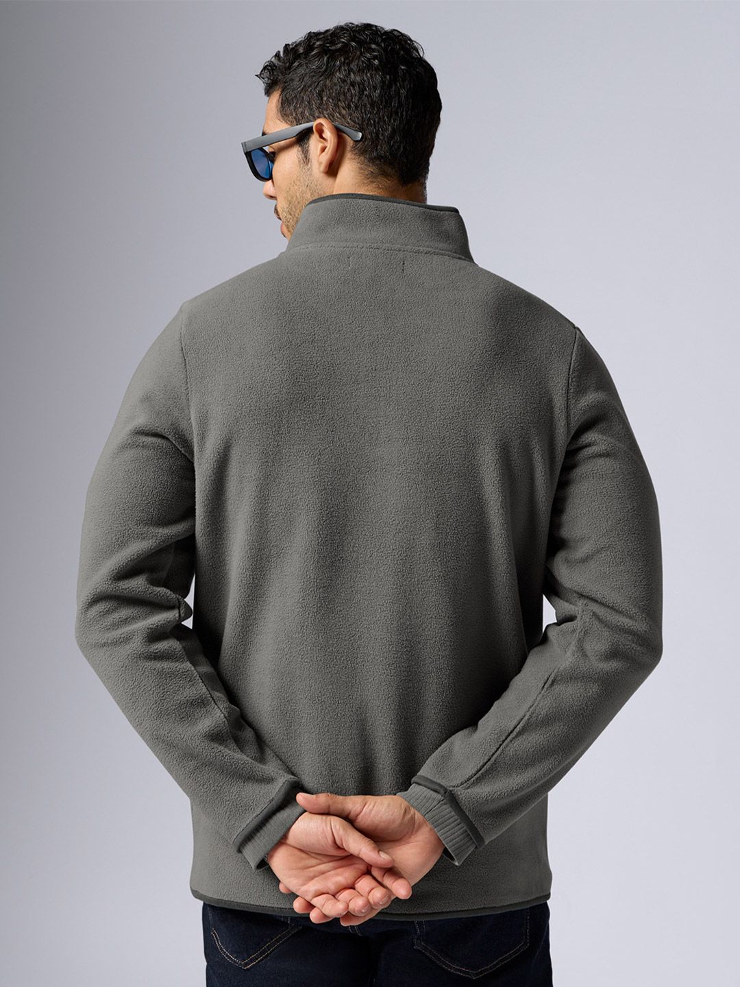 Buy XYXX Men Regular Fit Solid Grey IntelliLuxe Jet-Setter Half