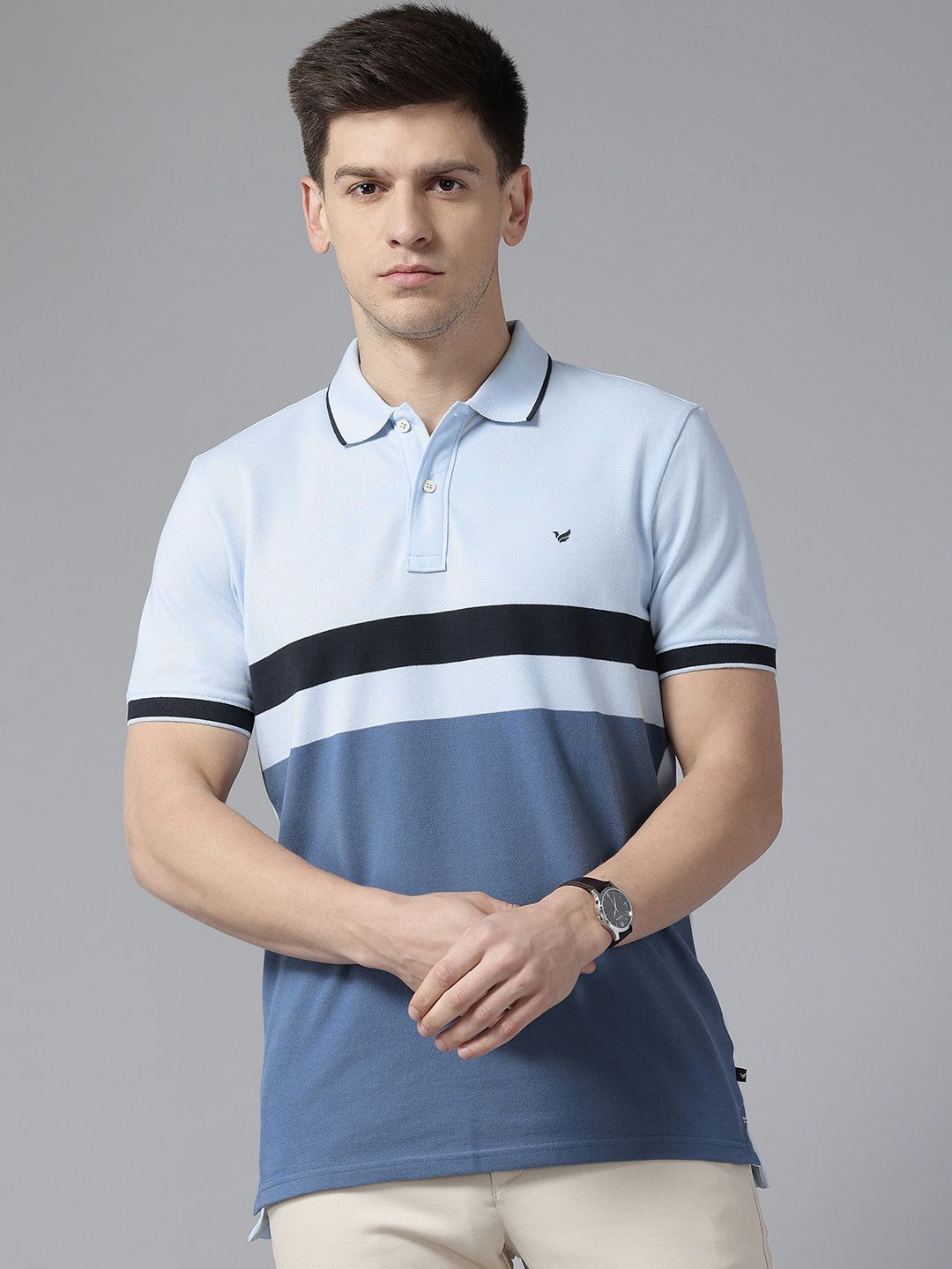 Blackberrys Striped Slim Fit T-shirt