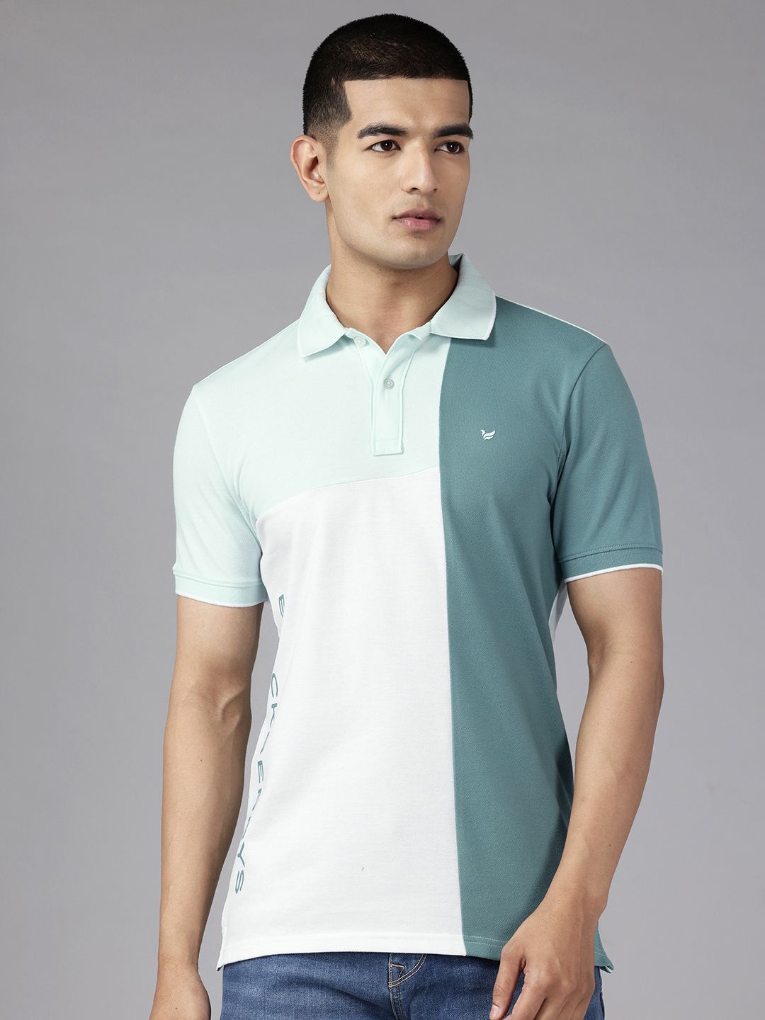 Blackberrys Colourblocked Polo T-shirt