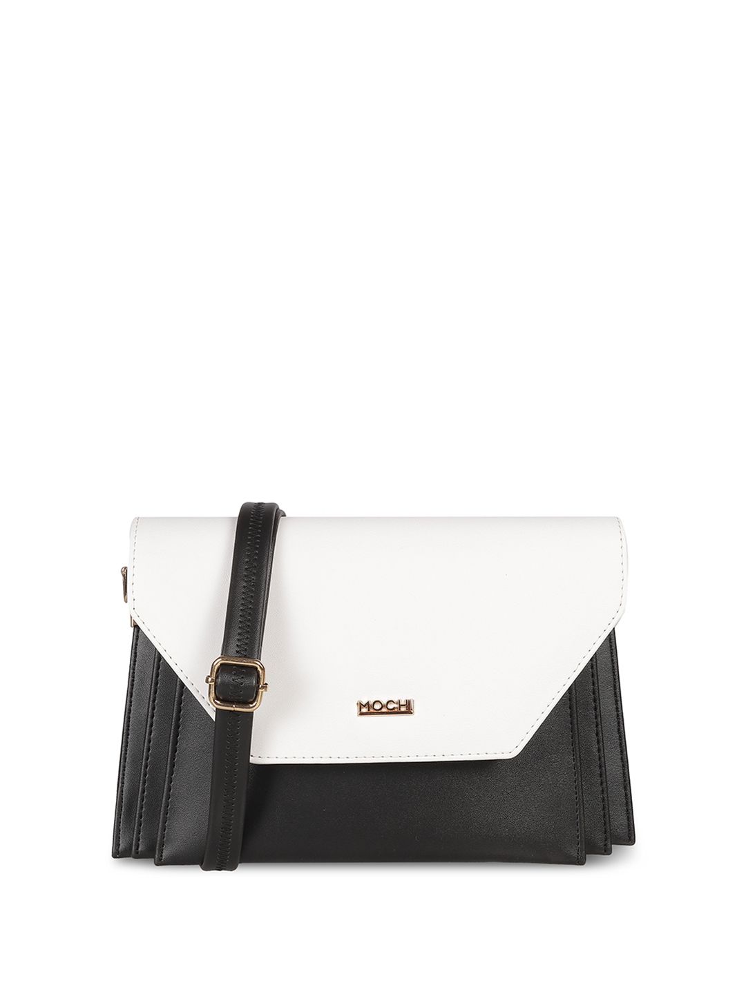 Mochi Women Colourblocked Structured Sling Bag