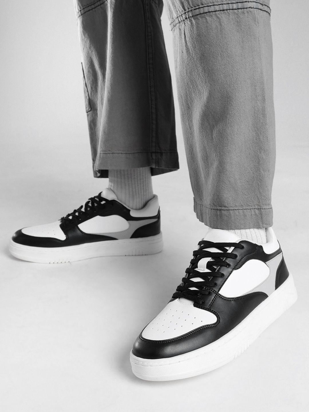 Roadster The Life Co. Women Colourblocked Perforated Sneakers Price in India