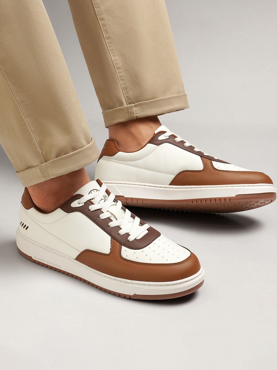 Flying Machine Men Colourblocked Lace-Ups Sneakers