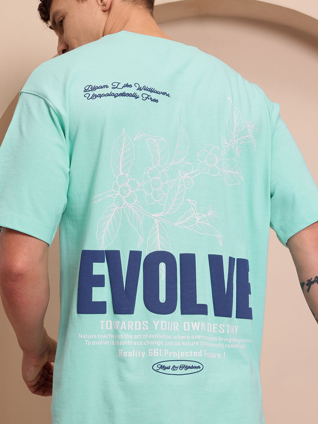 Mast & Harbour Printed Relaxed T-shirt