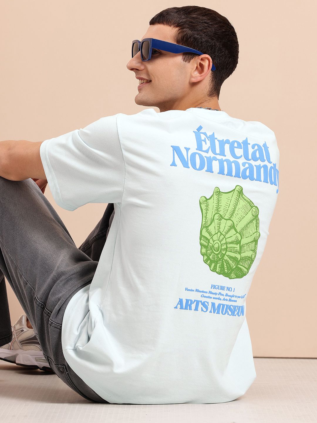 Mast & Harbour Men Printed Relaxed Fit T-shirt