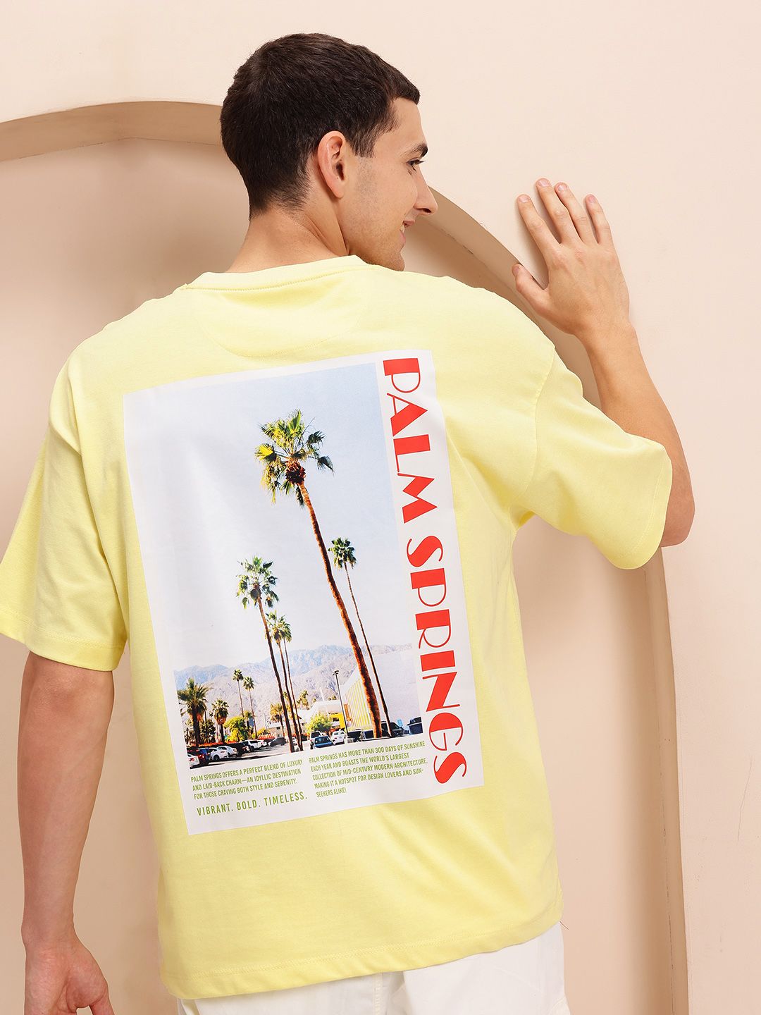 Mast & Harbour Men Printed Relaxed Fit T-shirt