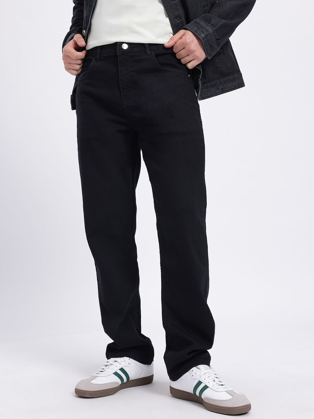 glitchez Men Mid-Rise Straight Fit Jeans