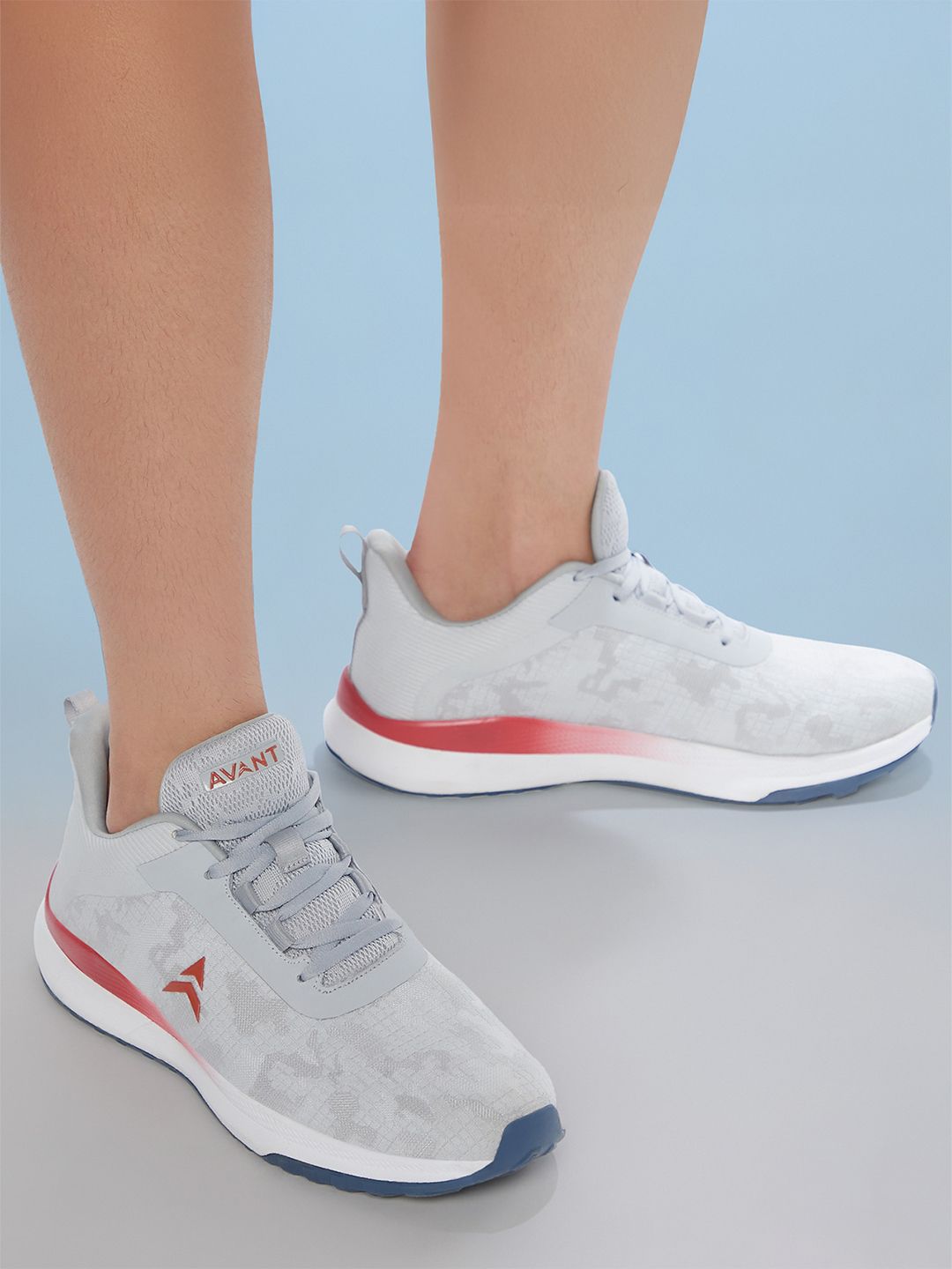Buy AVANT Men's Light Grey ZenithGlide Sneaker Shoes - Sports