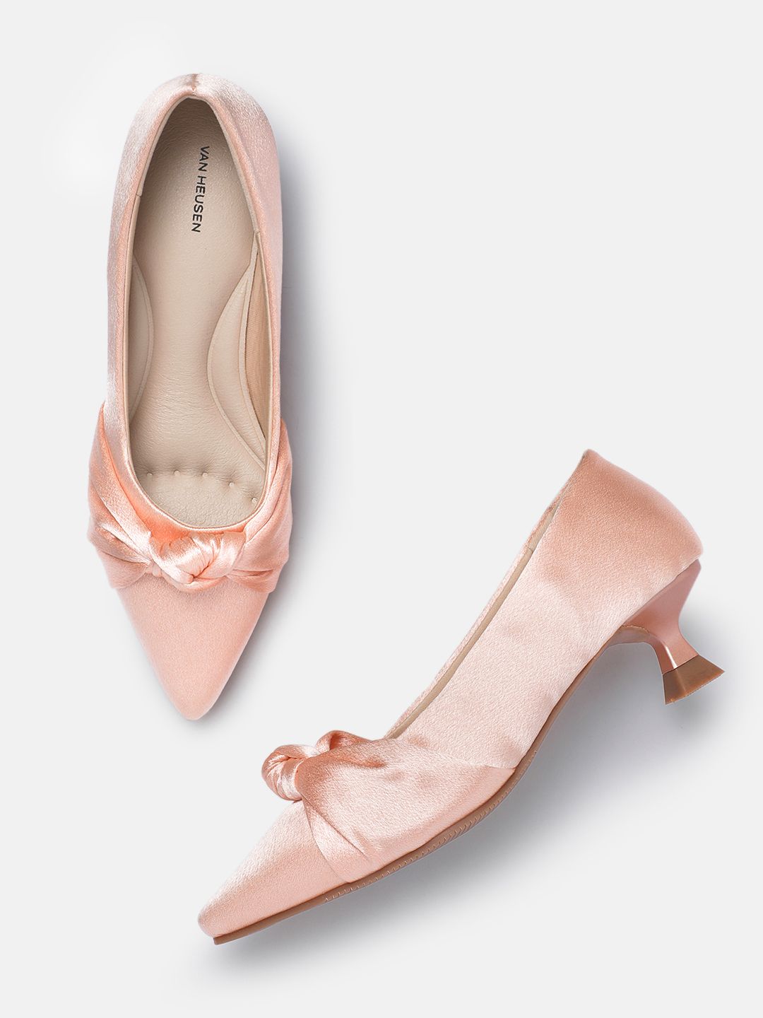 Van Heusen Kitten Heeled Pumps with Bows