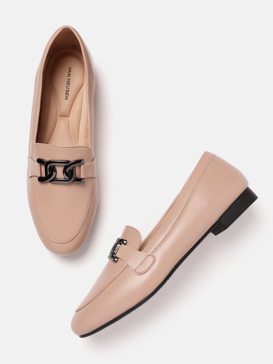 Van Heusen Van Heusen Women Everyday Horsebit Loafers With Metallic Detail