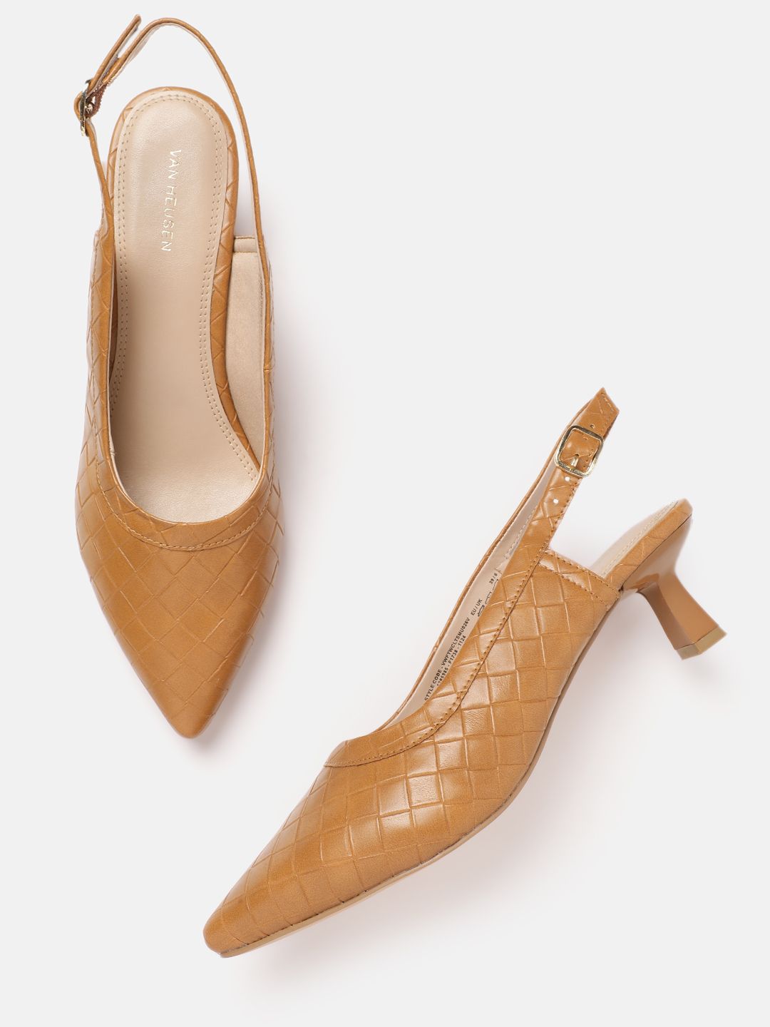 Van Heusen Textured Kitten Heels