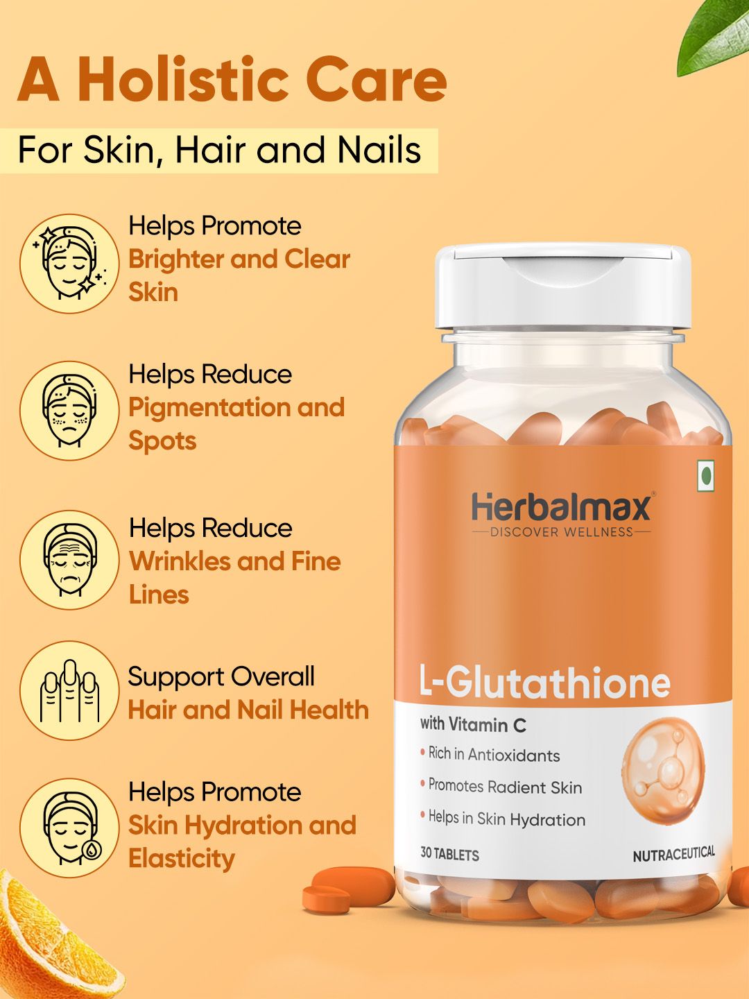 glutathione pills price in india Glutathione Capsule for Youthful Skin Brightening, Skin Moisturizing for  Men & women, Skin Whitening, Radiance Face Glowing | Glutathione Supplement  promotes Anti-Ageing Support, Reduces Pigmentation main image 0