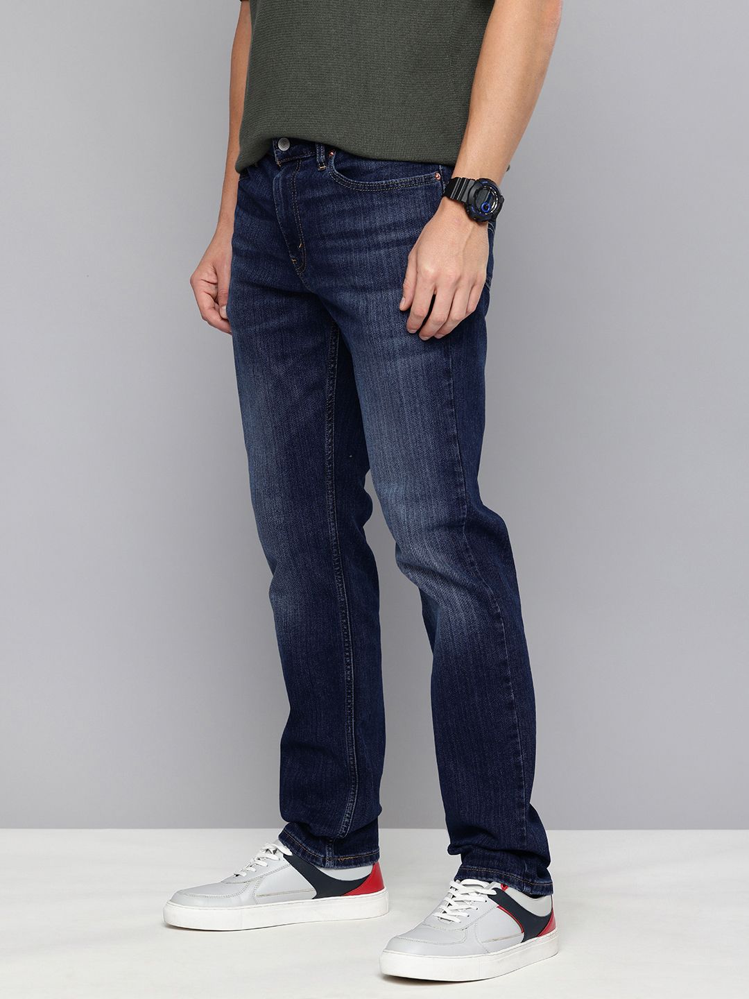 Levis Men Slim Fit Light Fade Stretchable Jeans deal from myntra