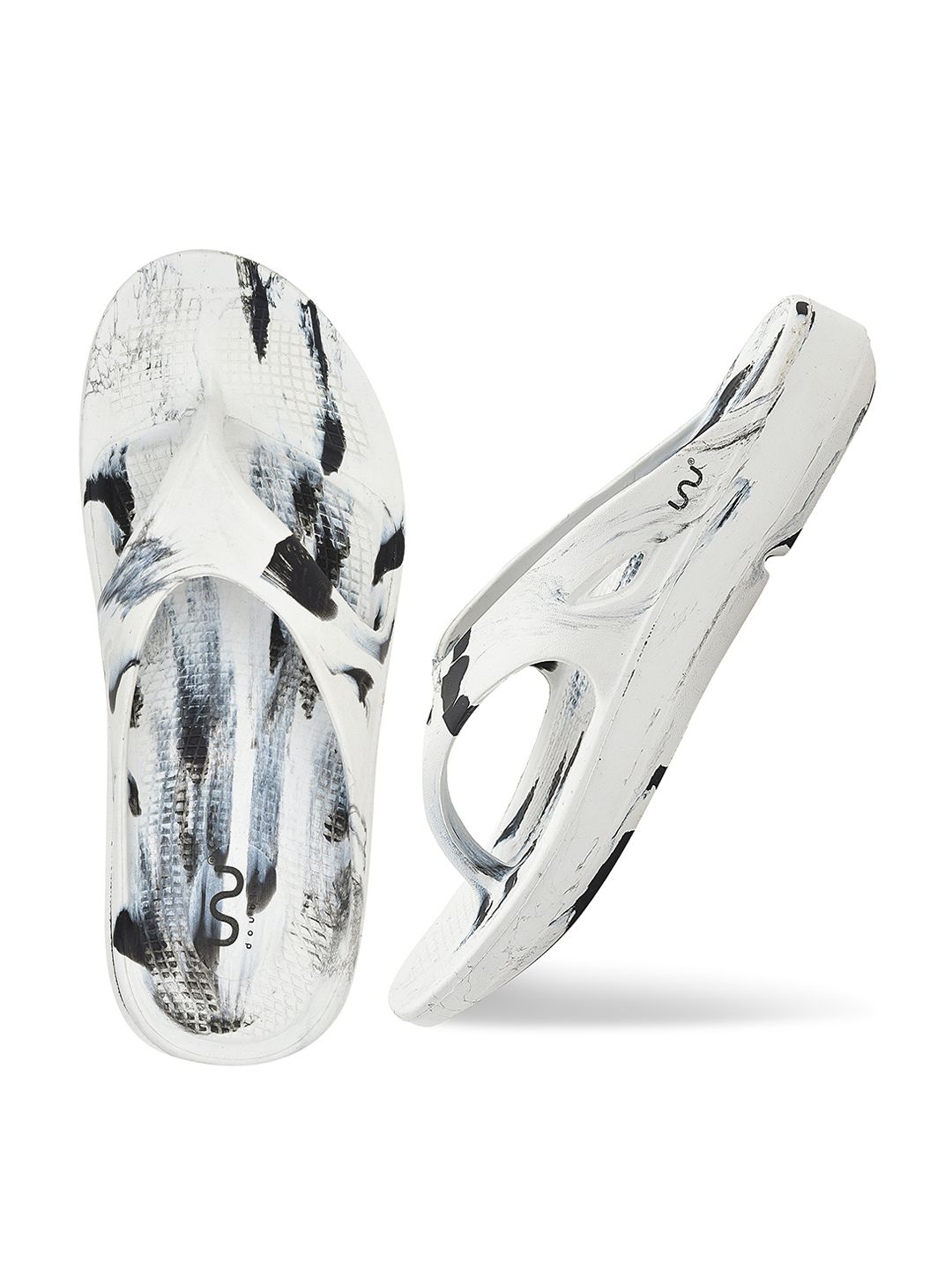 Doubleu Men Printed EVA Thong Flip-Flops