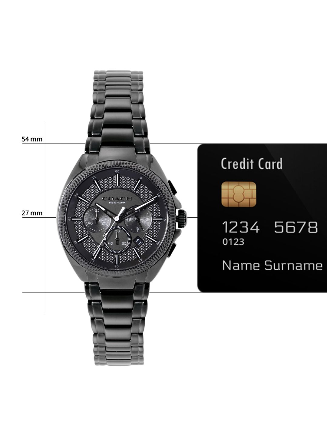 Buy Coach Men Jackson Bracelet Style Straps Analogue Chronograph