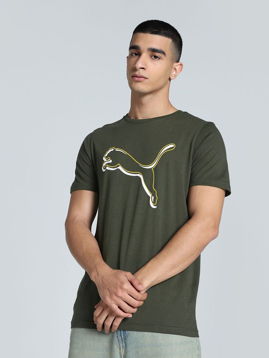 Puma Outline Graphic Slim-Fit T-Shirt
