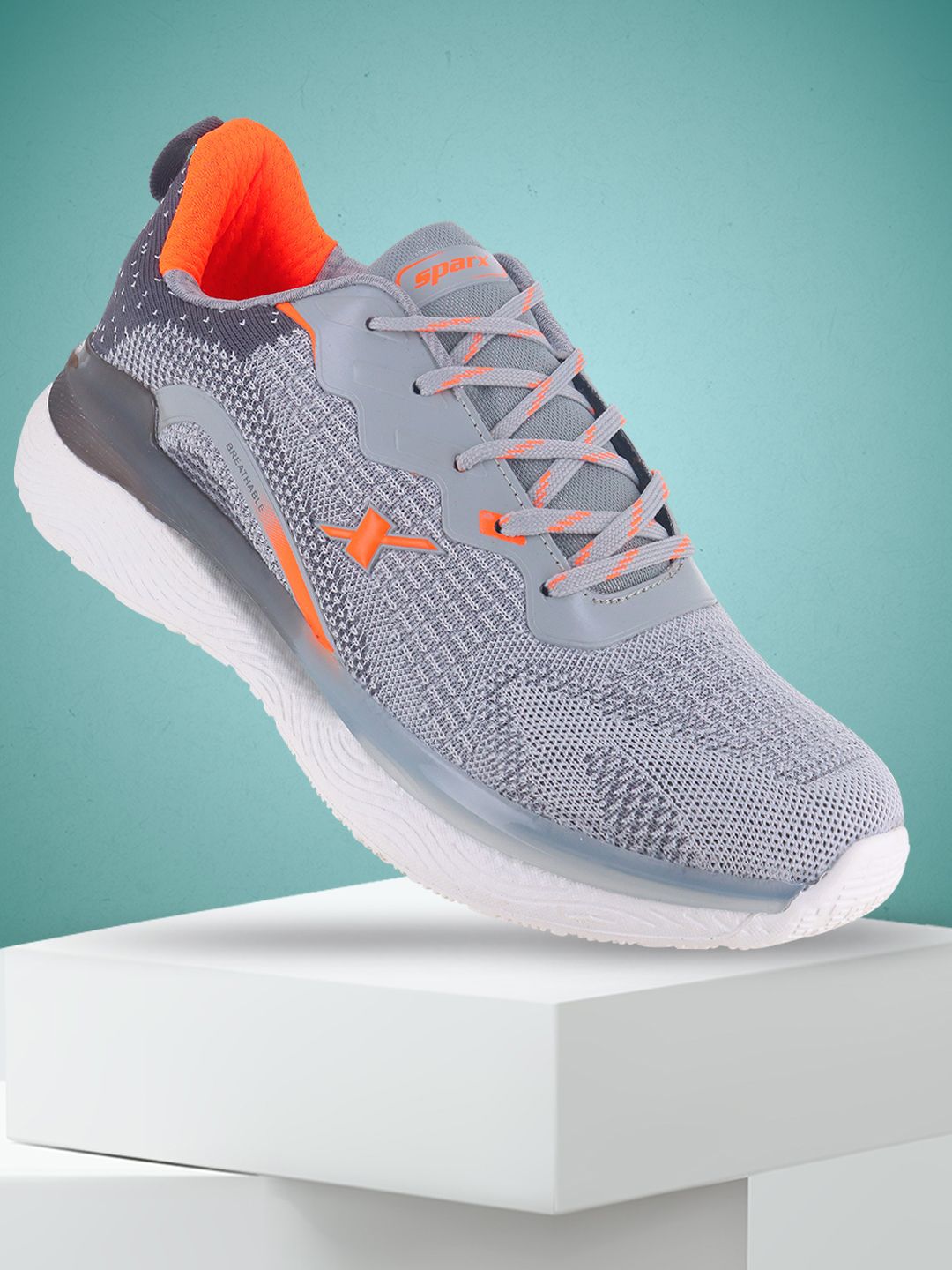 Sparx Men Mesh Lace-Up Sport Shoes