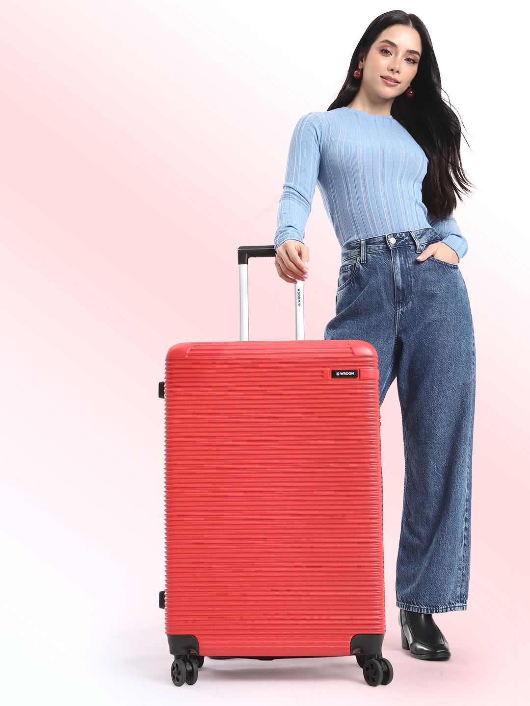WROGN Unisex Hard Shell Large Trolley Suitcase 80.2L