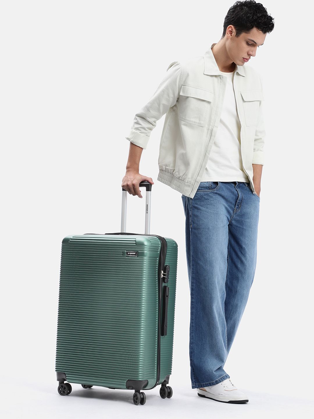 WROGN Unisex Hard Shell Large Trolley Suitcase 80.2L