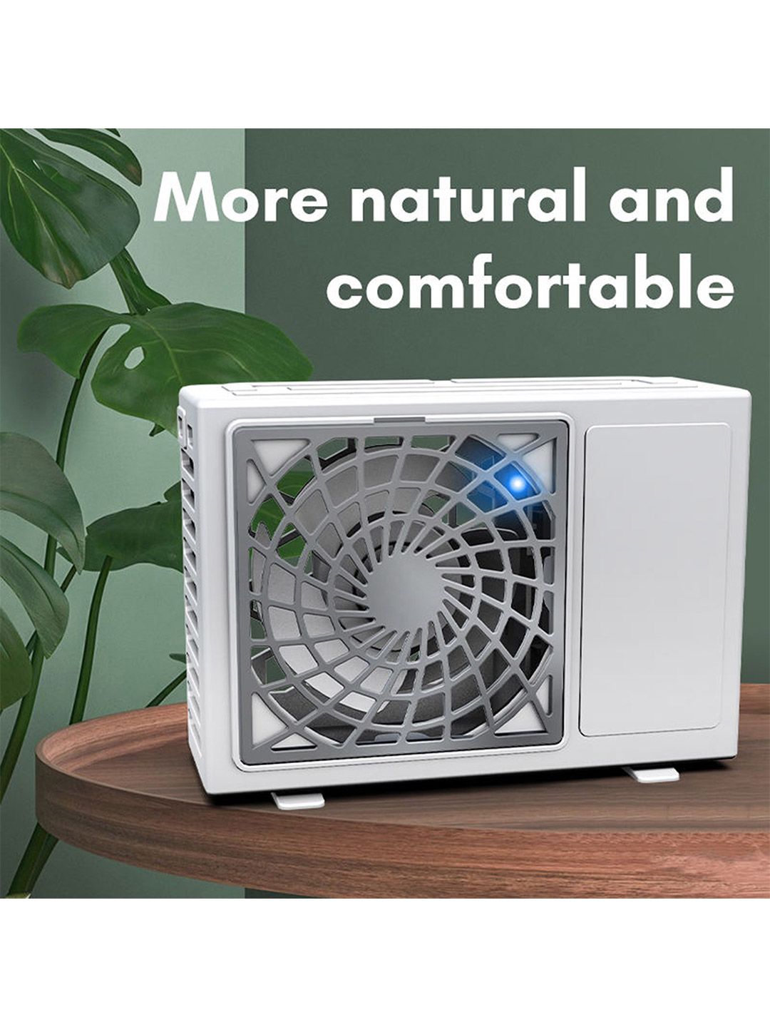 Spiaty  Air Conditioner Rechargeable Handheld and Desktop Mini USB Fan