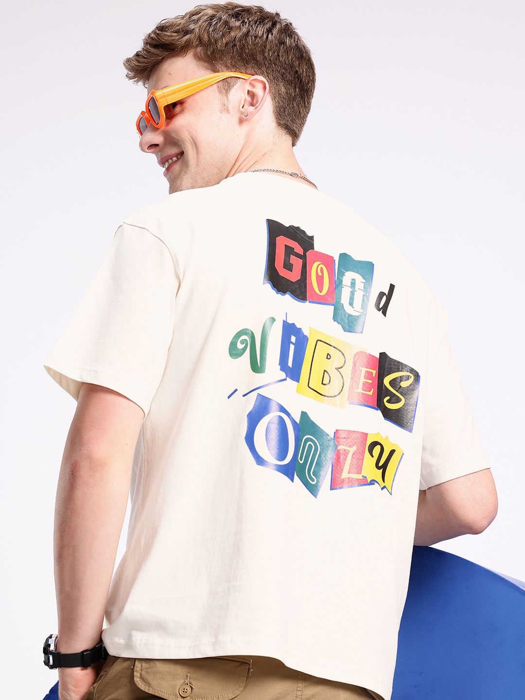 Aeropostale Typography Printed Relaxed Fit Pure Cotton T-shirt