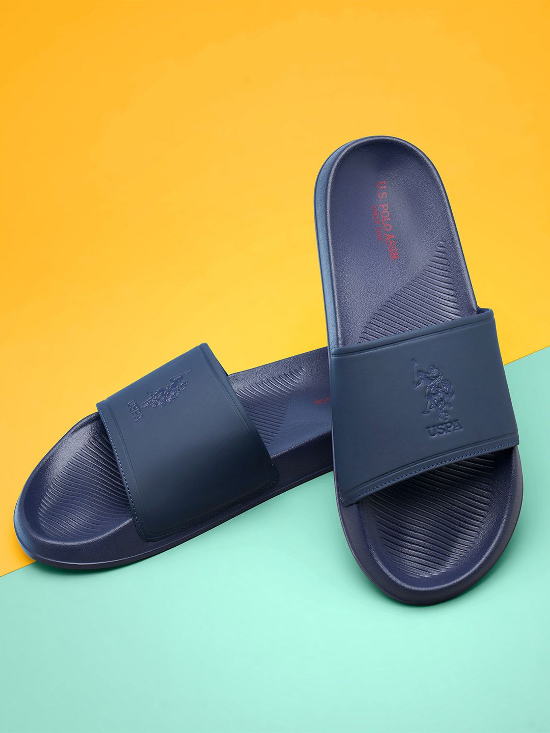 U.S. Polo Assn. Men Printed Sliders