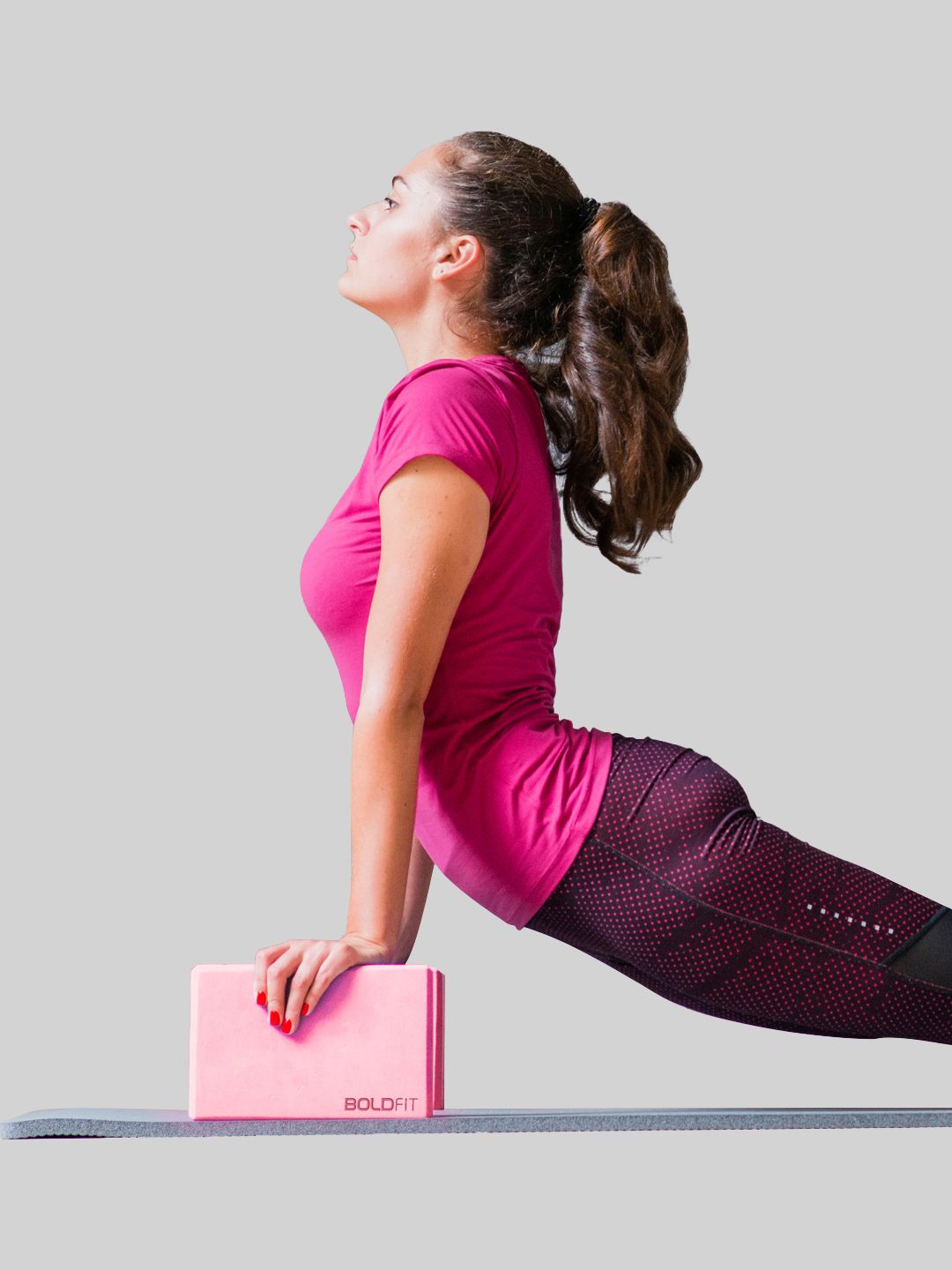 BOLDFIT Set Of 2 Yoga Blocks With Belt