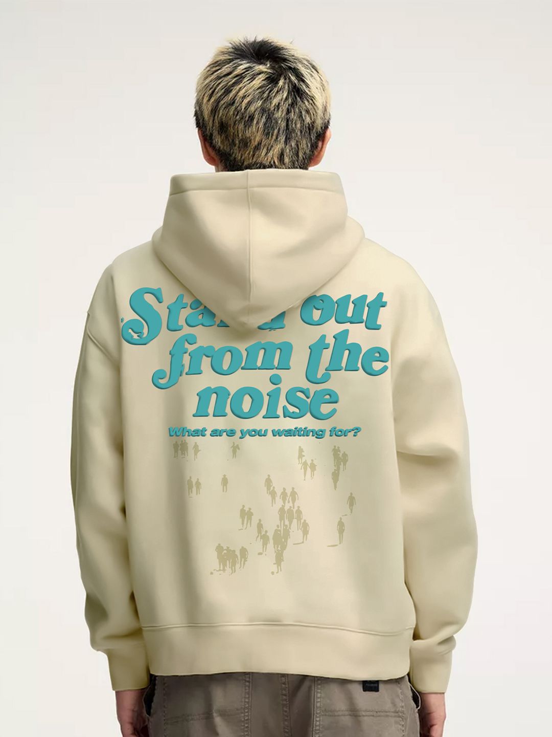 Maniac Men Printed Hooded Sweatshirt