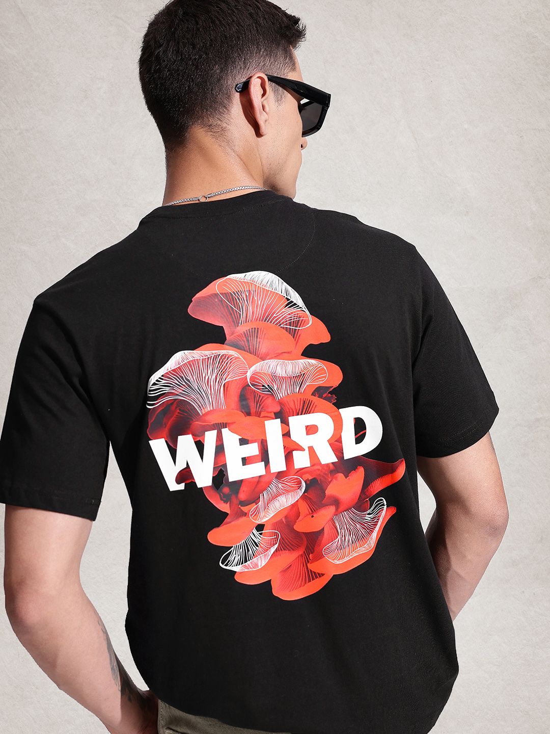 WROGN Printed  Cotton Regular Fit T-shirt