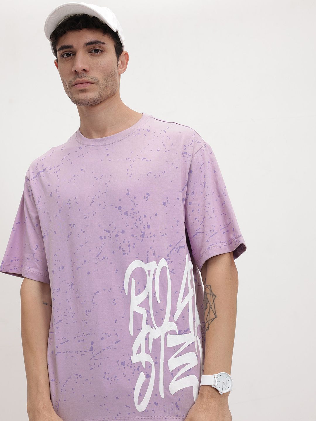 The Roadster Life Co. Puff Print Relaxed Cotton T-shirt