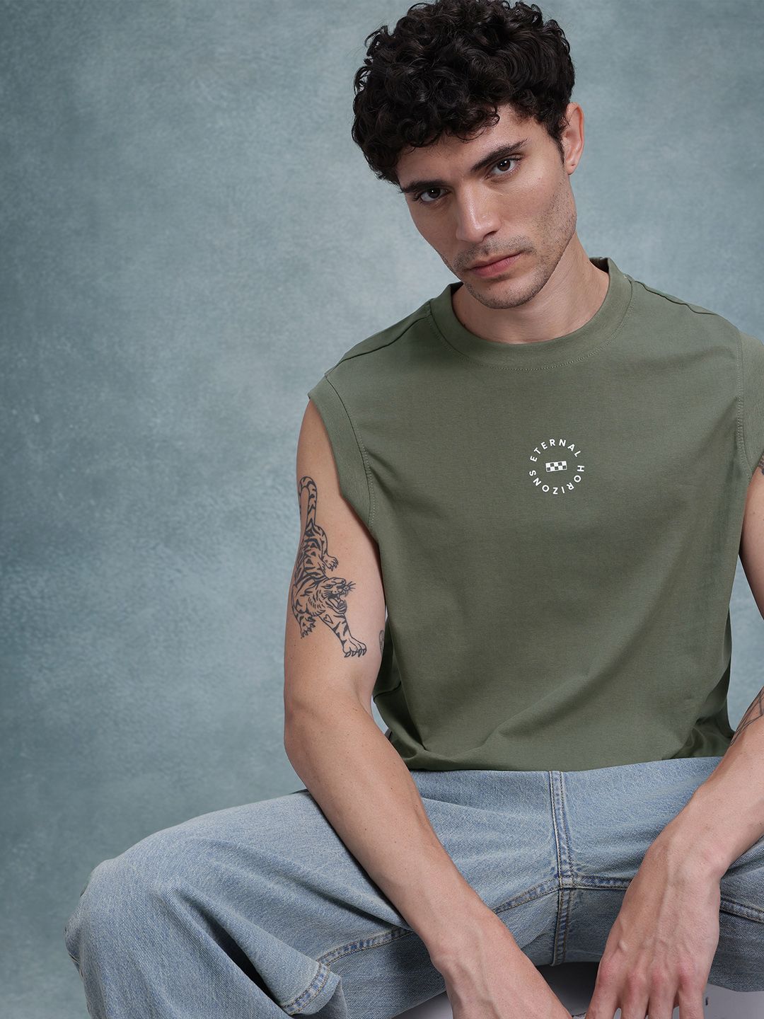 The Roadster Life Co. Cotton Relaxed T-shirt
