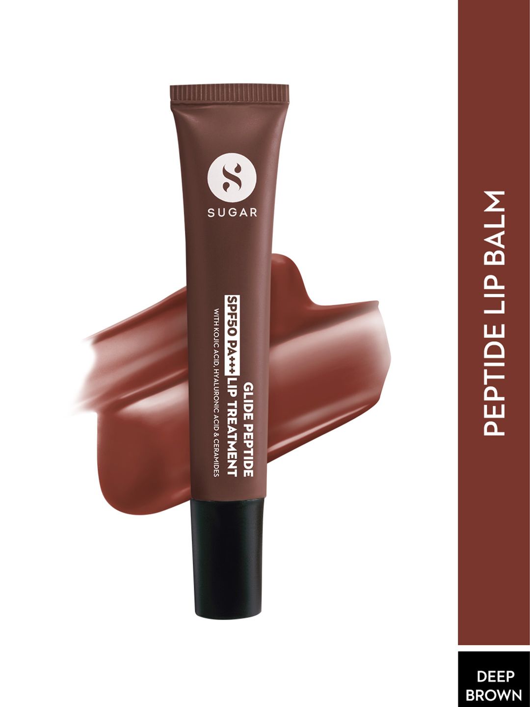SUGAR SUGAR Glide Peptide SPF50 PA+++ Lip Balm Treatment With Kojic Acid-10 ml - Mocha Melt 04