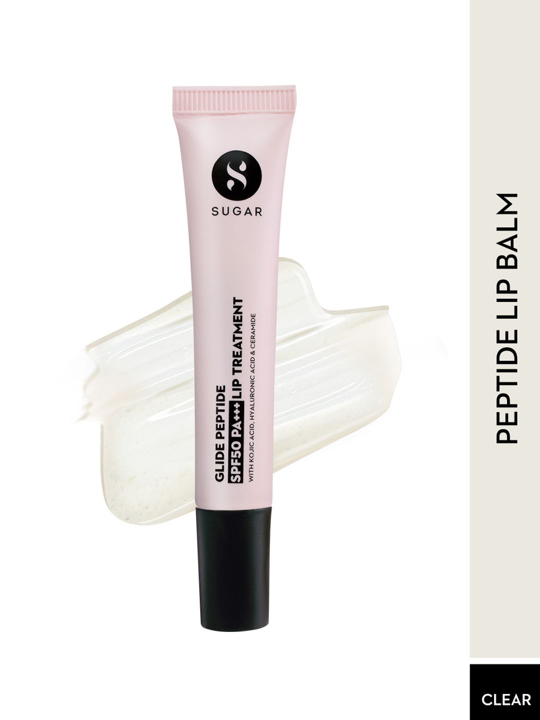 SUGAR SUGAR Glide Peptide SPF50 PA+++ Lip Balm With Kojic Acid - 10 ml - Coconut Crunch 01