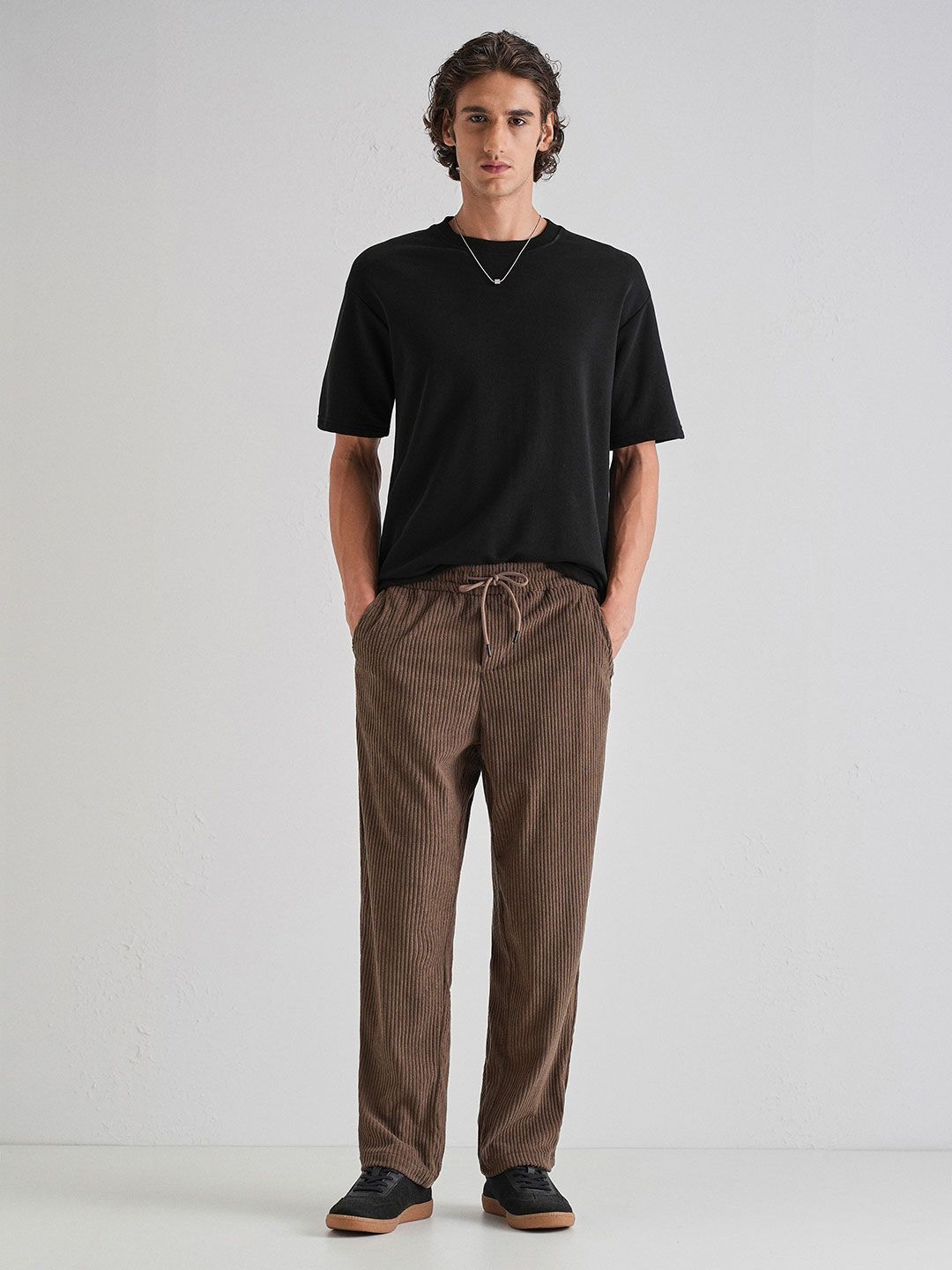 Buy Banana Club Men Relaxed Corduroy Trousers - Trousers for Men