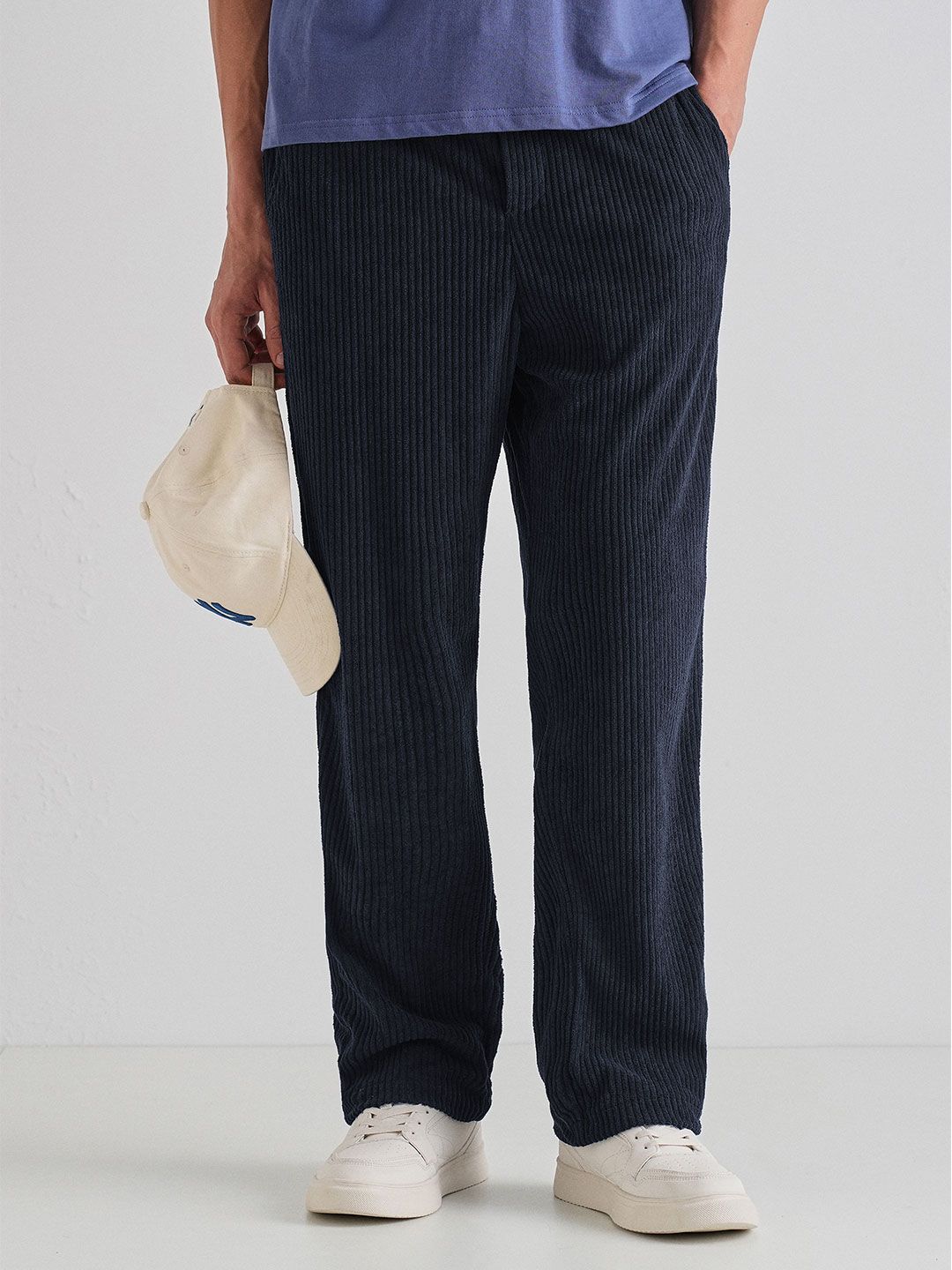 Buy Banana Club Men Relaxed Corduroy Trousers - Trousers for Men