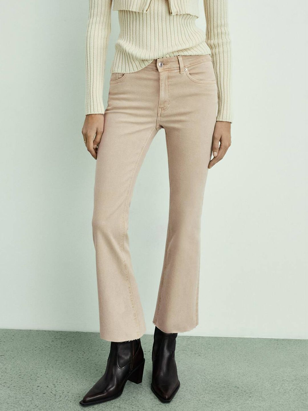 Flared Stretchable Jeans