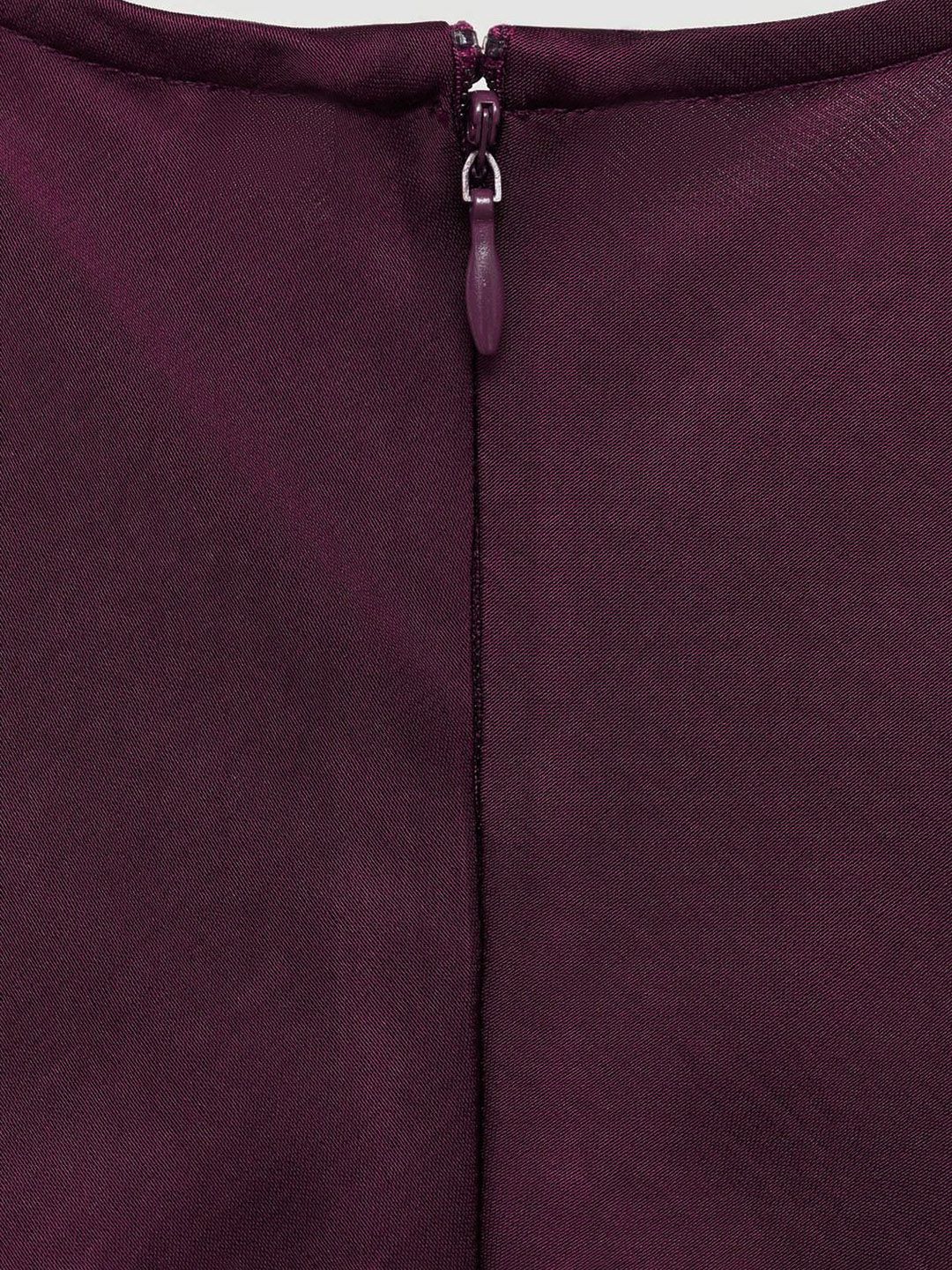 Satin Sheath Midi Dress