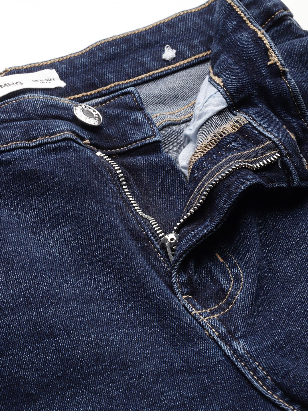 Flared Cropped Stretchable Jeans