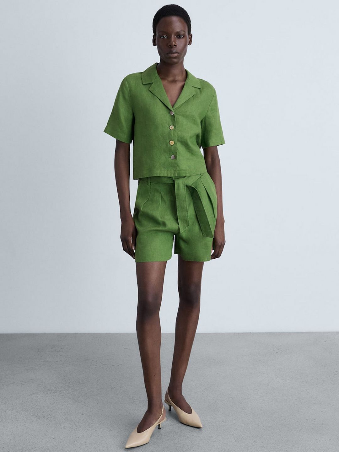 Pure Linen Shorts