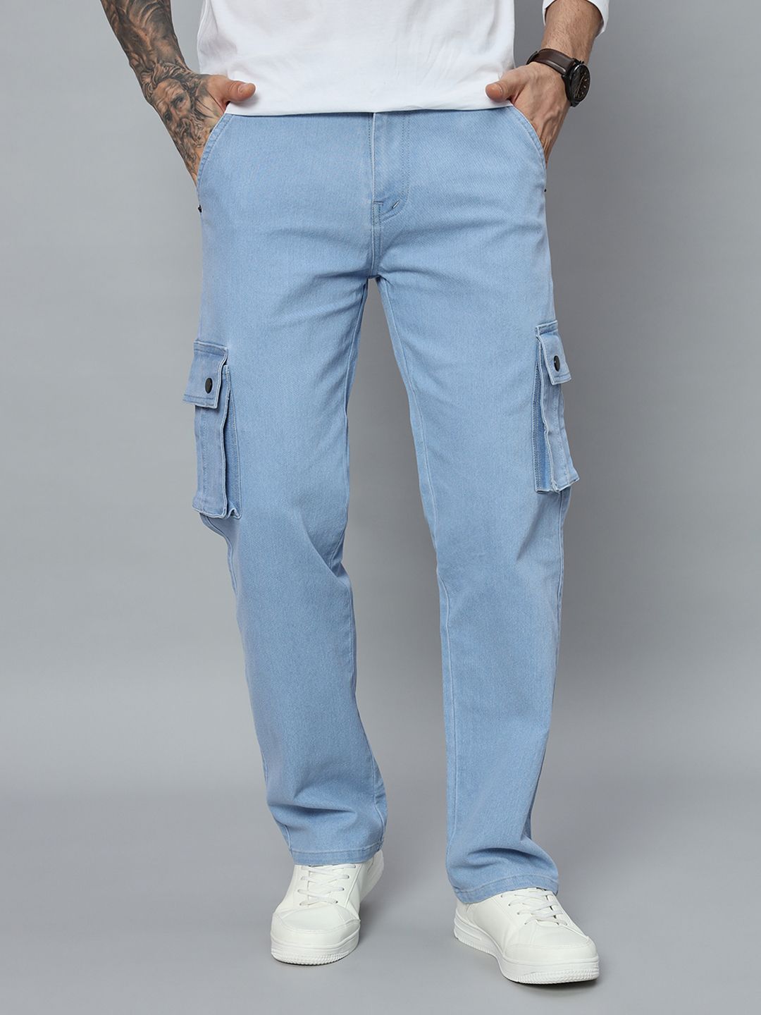 DENIMLOOK Men Light Fade Stretchable Jeans