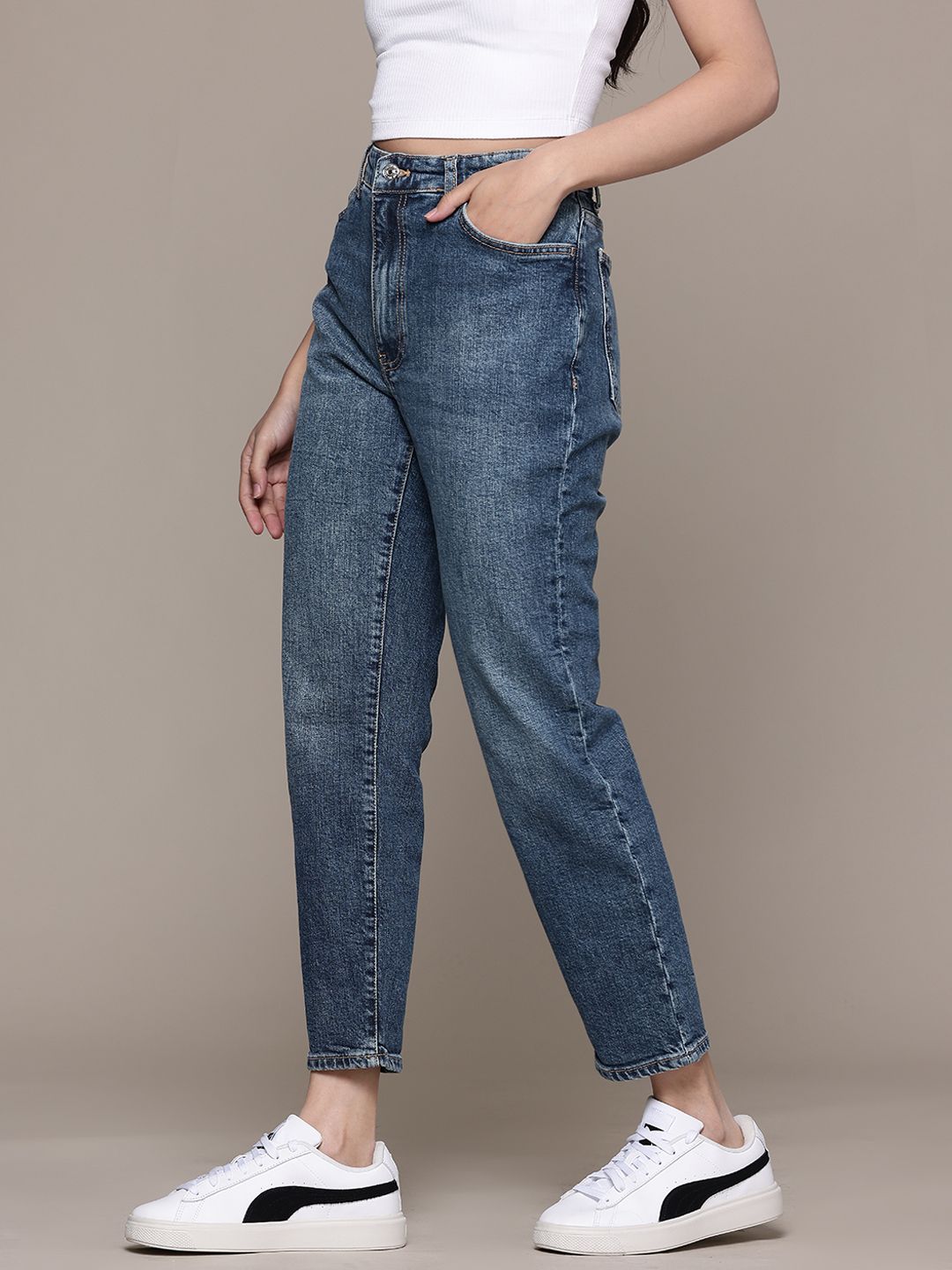 Slim Fit Light Fade Stretchable Jeans